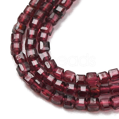 Grade A Natural Garnet Beads Strands G-P457-B01-39-1