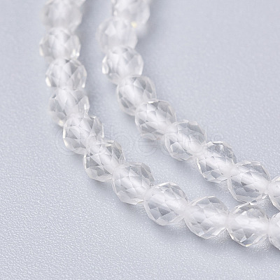 Natural Quartz Crystal Beads Strands LS-G-D166-A-3mm-1