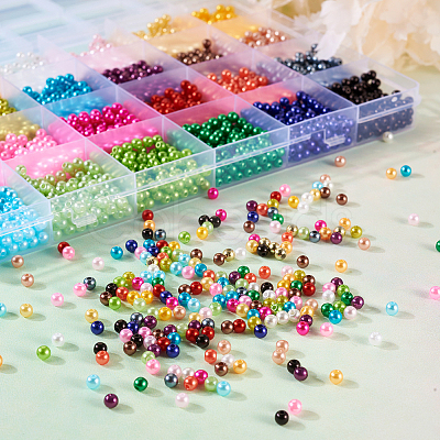 ABS Plastic Beads KY-TAC0013-03-1