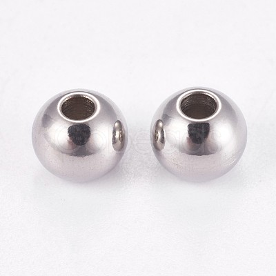 Tarnish Resistant 202 Stainless Steel Rondelle Spacer Beads STAS-F094-06A-P-1