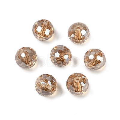 Transparent Electroplate Glass Beads EGLA-N002-31-G09-1