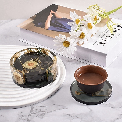 DIY Round Coaster Silicone Molds LS-DIY-P010-24-1