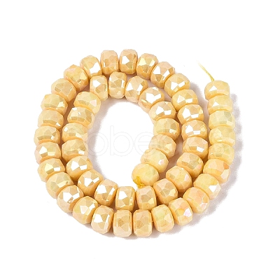Anti-Tarnish Electroplate Glass Beads Strands GLAA-T025-10mm-11C-1