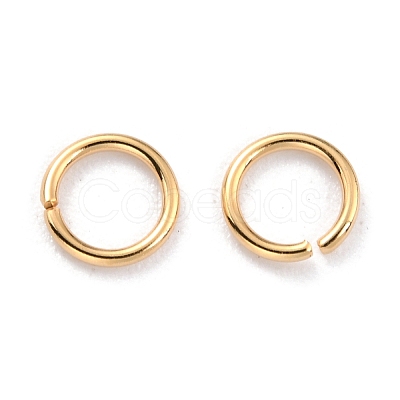 Rack Plating Brass Open Jump Rings KK-O139-18U-G-1