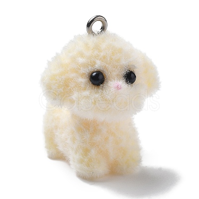 Resin Pendants RESI-Q007-06B-1