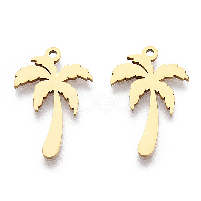 201 Stainless Steel Pendants STAS-T052-48G-1
