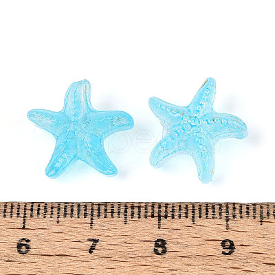 Frosted Glass Beads FGLA-T005-01C-1