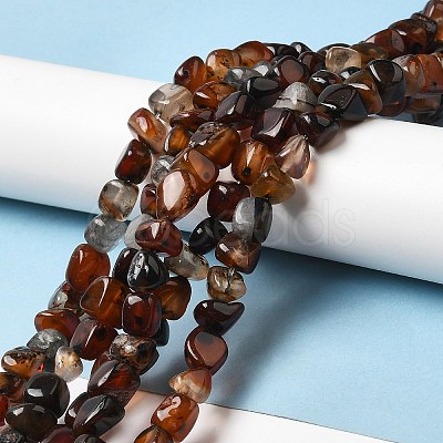 Natural Agate Beads Strands G-F745-12-1