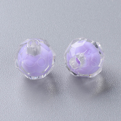 Transparent Acrylic Beads TACR-S152-04A-SS2114-1