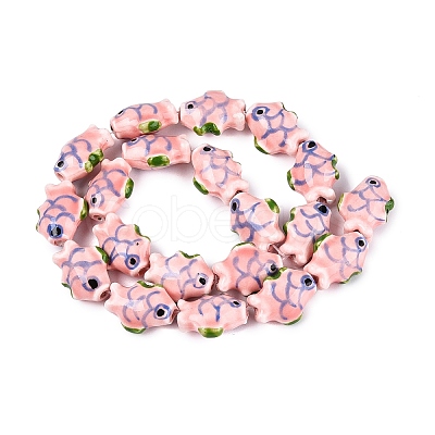 Handmade Porcelain Beads PORC-Q007-09F-1