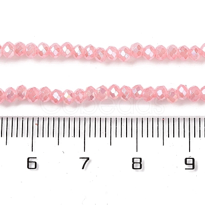 Baking Electroplate Glass Beads Strands X-DGLA-A039-J2MM-B08-1