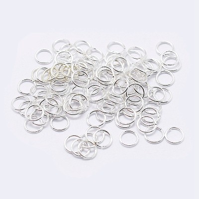 925 Sterling Silver Open Jump Rings LS-STER-F036-02S-0.8x4mm-1