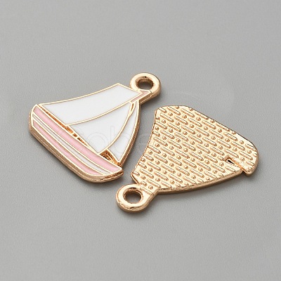 Nautical Theme Alloy Enamel Pendants FIND-CJC0011-64D-03KCG-1