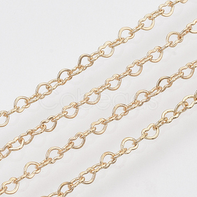 Soldered Brass Heart Chains CHC-T008-03LG-1