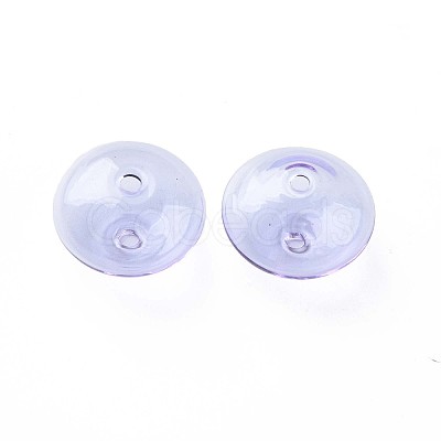 Transparent Handmade Blown Glass Globe Beads GLAA-T012-52B-1