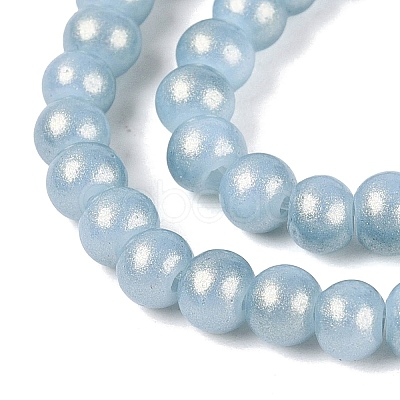 Baking Paint Glass Pearl Beads Strands DGLA-ZX001-05B-16-1