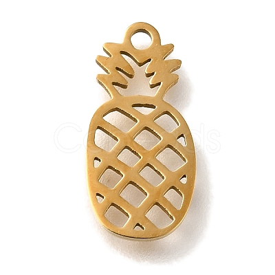 201 Stainless Steel Pendants STAS-R136-01G-03-1