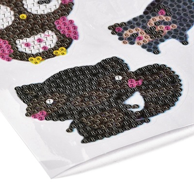DIY Owl Diamond Painting Stickers Kits For Kids DIY-O016-19-1