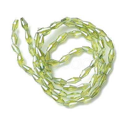 Transparent Electroplate Glass Beads X1-GLAA-K064-05A-PL04-1