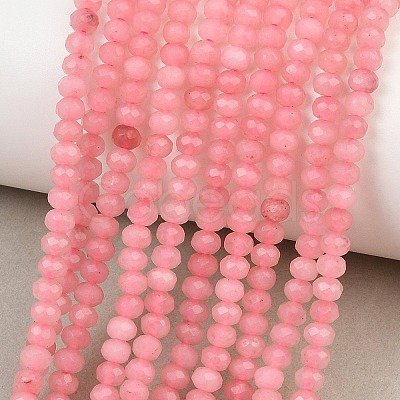 Dyed Natural Whie Jade Beads Strands GG-CBAF9EE-A23-3x4mm-1