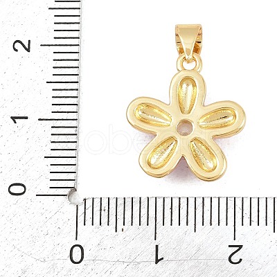 Brass Micro Pave Clear Cubic Zirconia Pendants KK-C170-26G-06-1