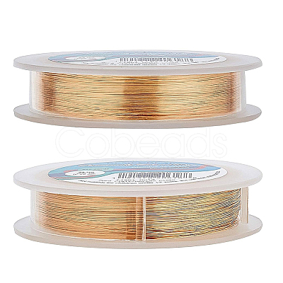 Round Copper Wire for Jewelry Making CWIR-BC0004-0.15mm-07-1