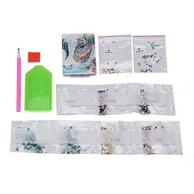 DIY Diamond Painting Stickers Kits For Plastic Mirror Making DIY-F059-38-1