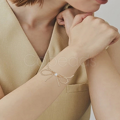 5Pcs 5 Styles Round Acrylic Bead Stretch Bracelets for Women BJEW-LP0003-77G-1