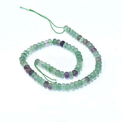 Natural Colorful Fluorite Beads Strands G-D481-19B-1