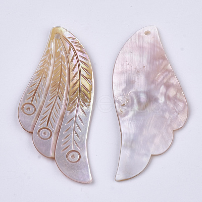 Freshwater Shell Big Pendants X-SHEL-T016-07-1