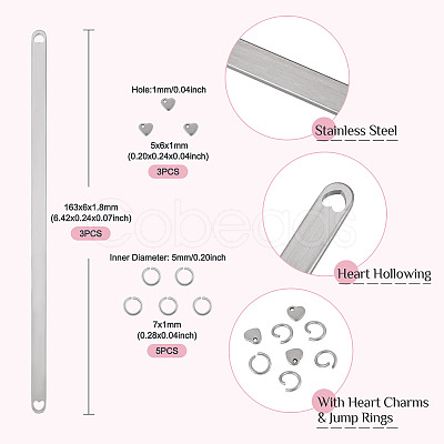 DIY Cuff Bangle Making Kits DIY-TA0014-48C-1