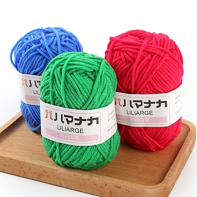 4-Ply Polyester Acrylic Fiber Blended Yarn PW-WG2A0C2-M-1-1