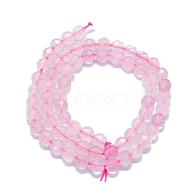 Natural Rose Quartz Beads Strands G-G927-28A-1