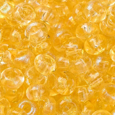 3/0 Baking Paint Transparent Colours Glass Round Beads SEED-L011-13A-11-1