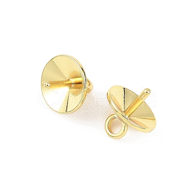 SHEGRACE Brass Cup Pearl Peg Bails Pin Pendants XGRQ1R671-349G-1