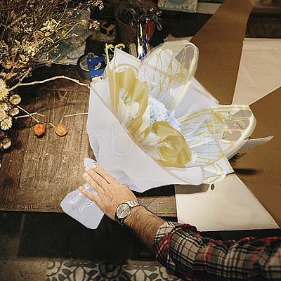 40Pcs 2 Colors Butterfly Wing OPP Gift Wrapping Paper DIY-DR0001-76-1