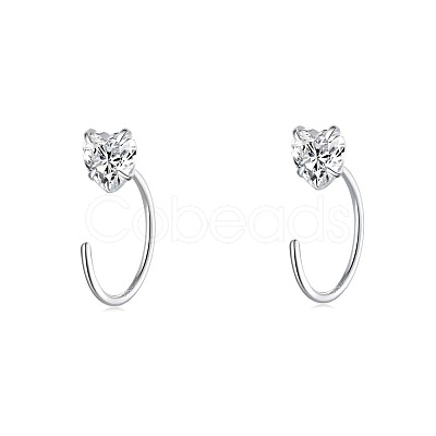 999 Fine Silver Stud Earrings FS-WG1D9DE-15-1