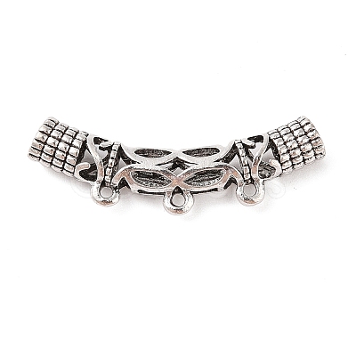 Tibetan Style Alloy Tube Beads FIND-C060-032A-AS-1