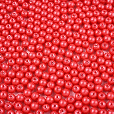 Opaque Baking Paint Glass Beads DGLA-T004-02K-1