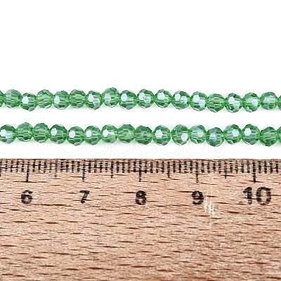 Electroplate Transparent Glass Beads Strands LS-EGLA-A035-T3mm-A21-1