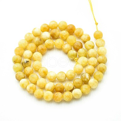 Natural Quartz Beads Strands G-N355-6mm-40-1