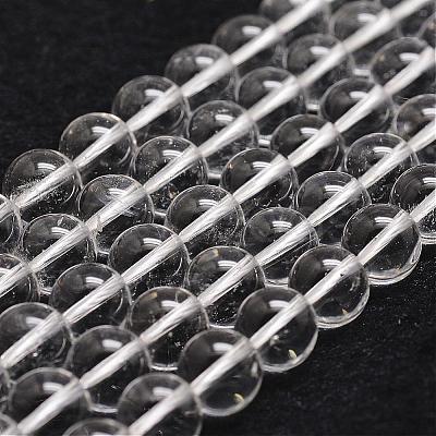 Natural Quartz Crystal Beads Strands G-D840-61-6mm-1