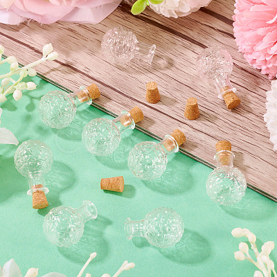 10Pcs Glass Bottles AJEW-TA0002-74-1