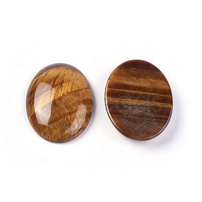 Natural Tiger Eye Cabochons G-F608-02B-1