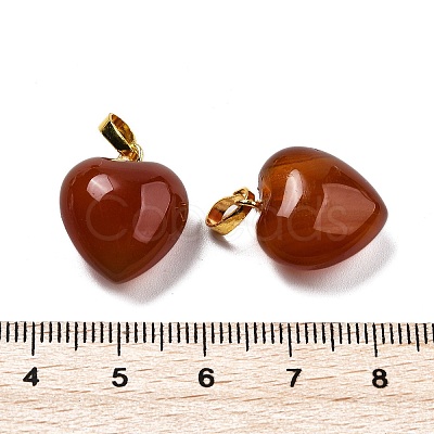 Natural Carnelian Pendants G-J386-H19-G-1