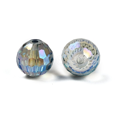 Transparent Electroplate Glass Beads EGLA-N002-31-G07-1