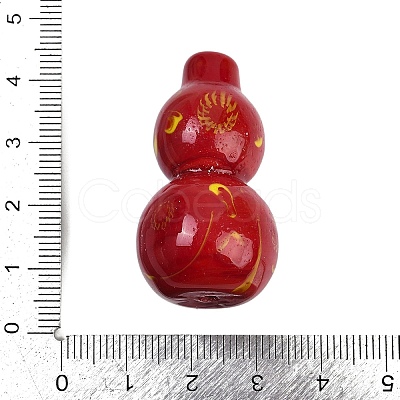 Handmade Lampwork Beads LAMP-Q005-08C-1