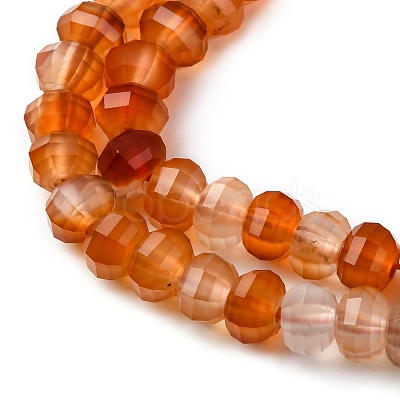 Natural Carnelian Beads Strands G-P587-D06-01-1