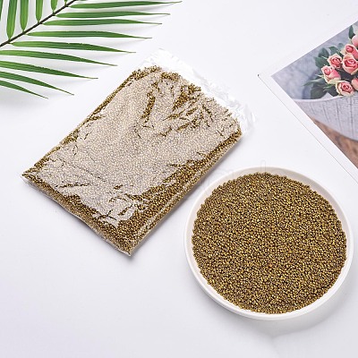 Baking Paint Glass Seed Beads SEED-S001-K30-1