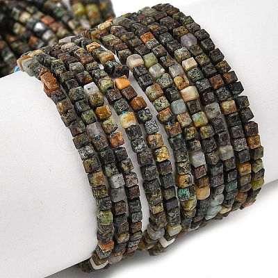 Natural African Turquoise(Jasper) Beads Strands G-RM241221-K6-1